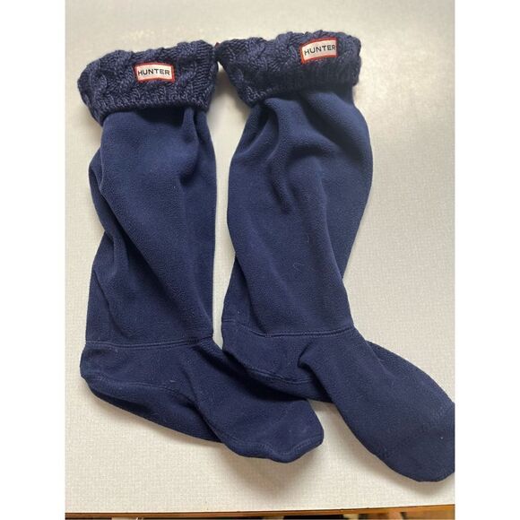 Hunter boot socks navy sz M/L - Picture 2 of 2